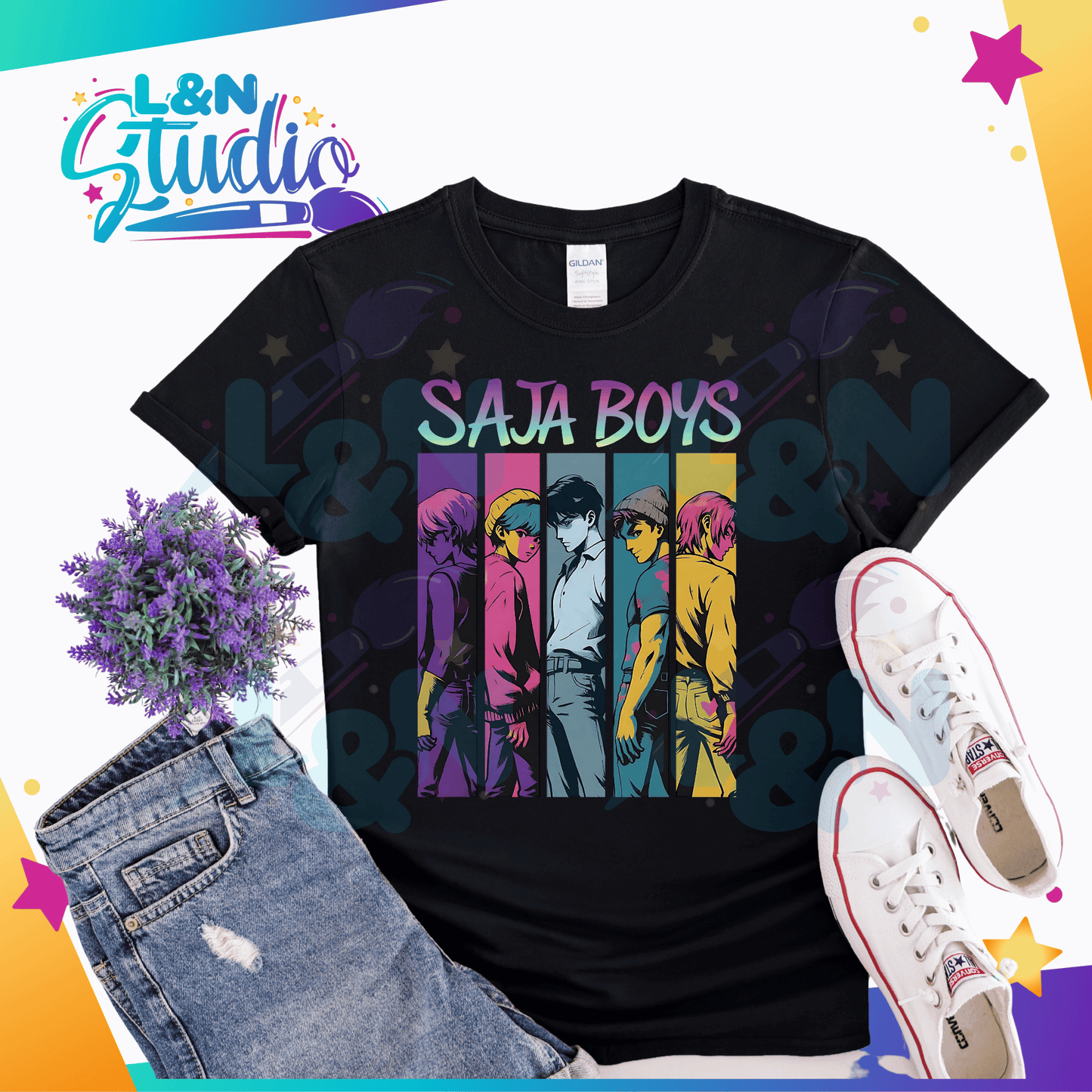 Soda Pop K Pop Band Demon Hunters T-Shirts Kids