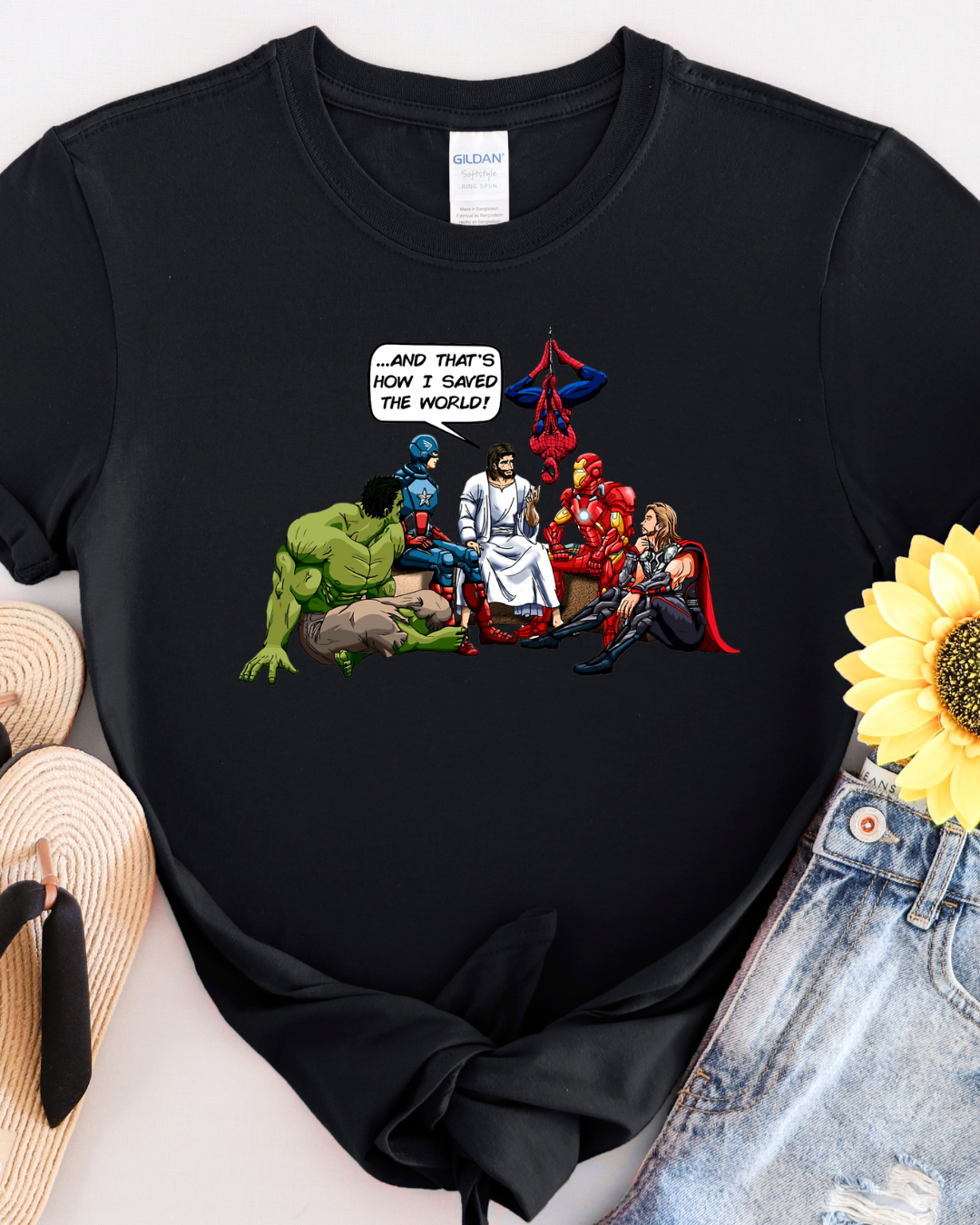 Jesus super Hero T-Shirt