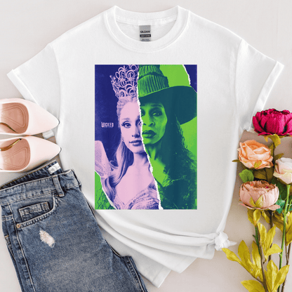 T-Shirt Green Witch And Pink Witch Movie