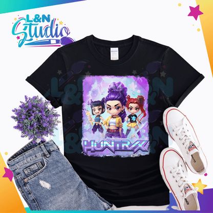Huntrix KPOP Demon Hunters DTF Anime Inspired