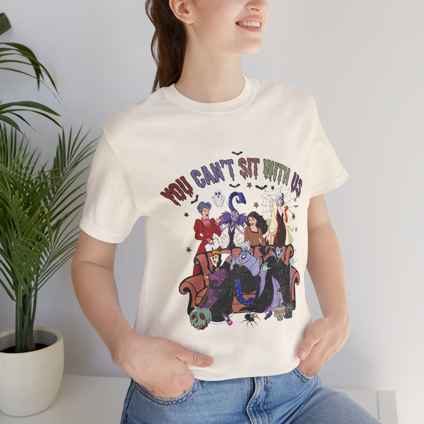 You Can't Sit With Us Witch Coven Tee | Witch Squad Illustration Shirt Witchy Vibes Halloween Villains