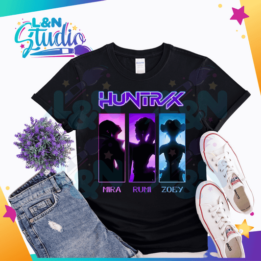 Huntrix KPOP Demon Hunters DTF Anime Inspired