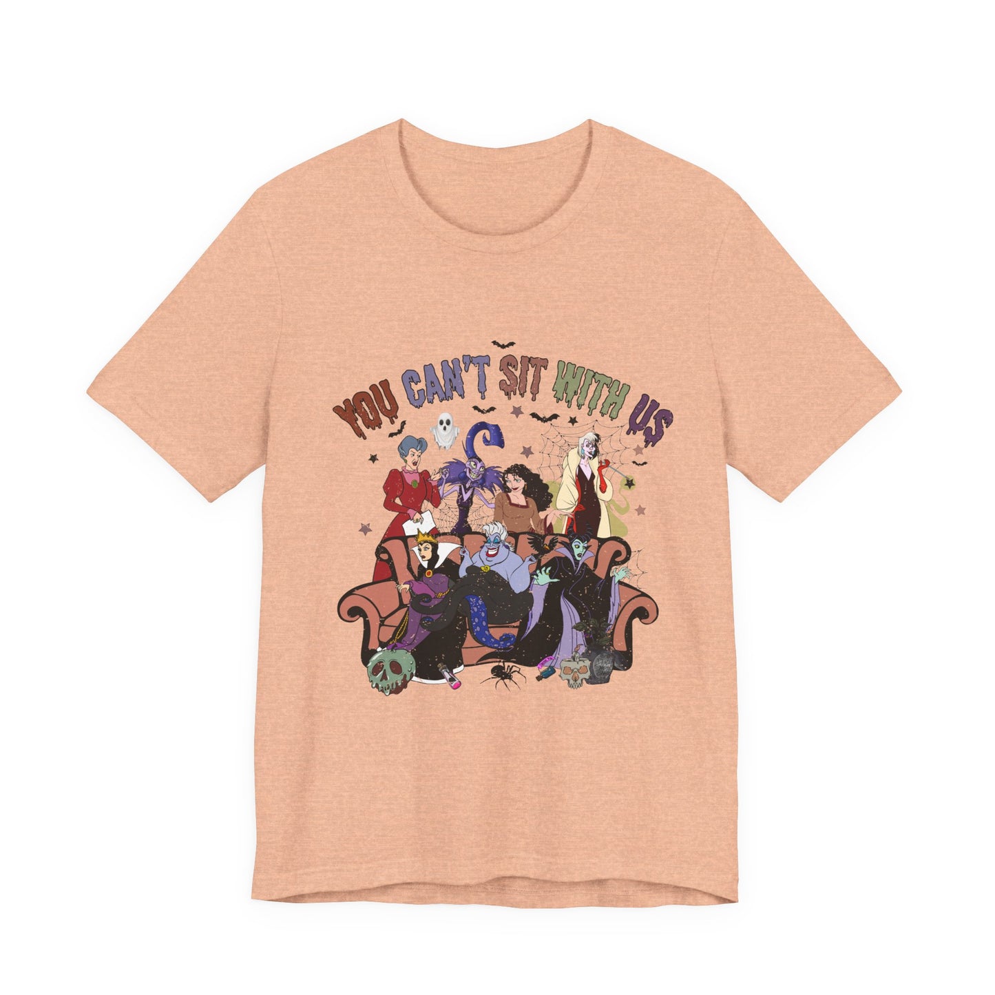 You Can't Sit With Us Witch Coven Tee | Witch Squad Illustration Shirt Witchy Vibes Halloween Villains