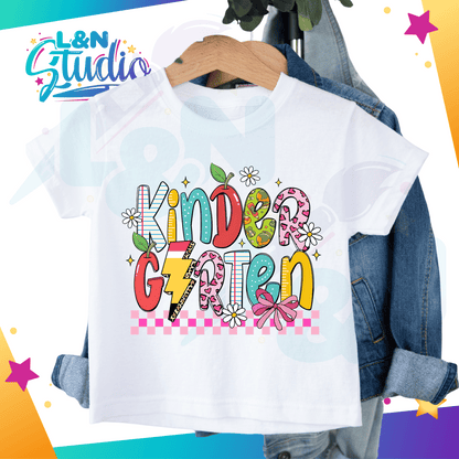 Girly Retro Back toSchool Tshirt