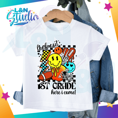 Boys School Here I come T - Shirts DTF