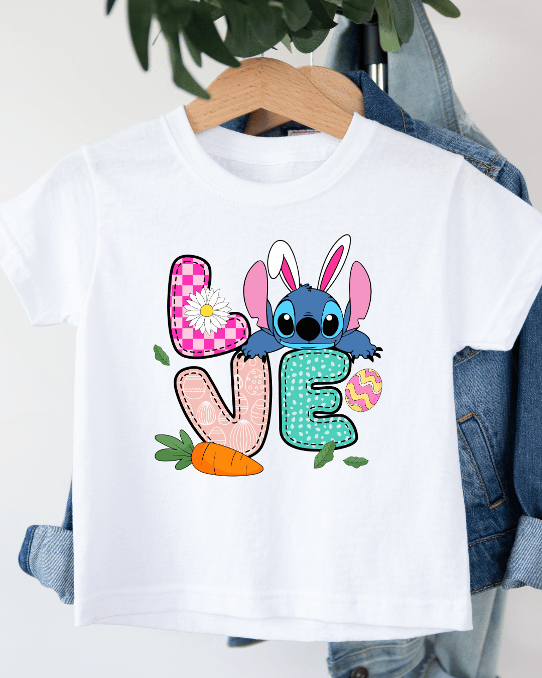 Blue Stitch Easter Kids Adults T-Shirt