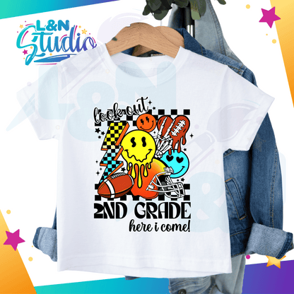 Boys School Here I come T - Shirts DTF