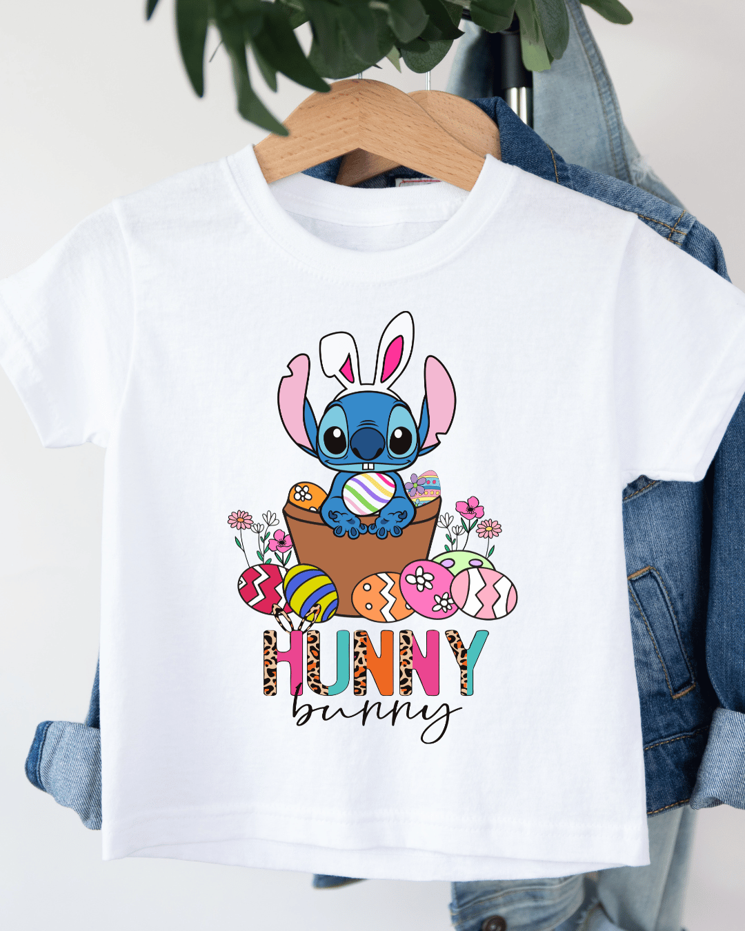 Blue Stitch Easter Kids Adults T-Shirt