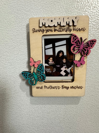 Butterflies photo magnet