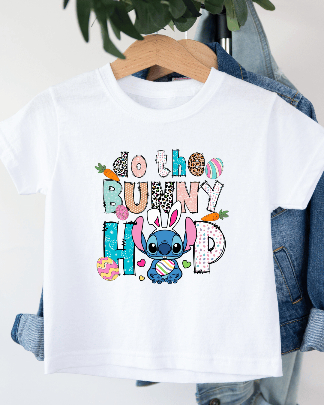 Blue Stitch Easter Kids Adults T-Shirt