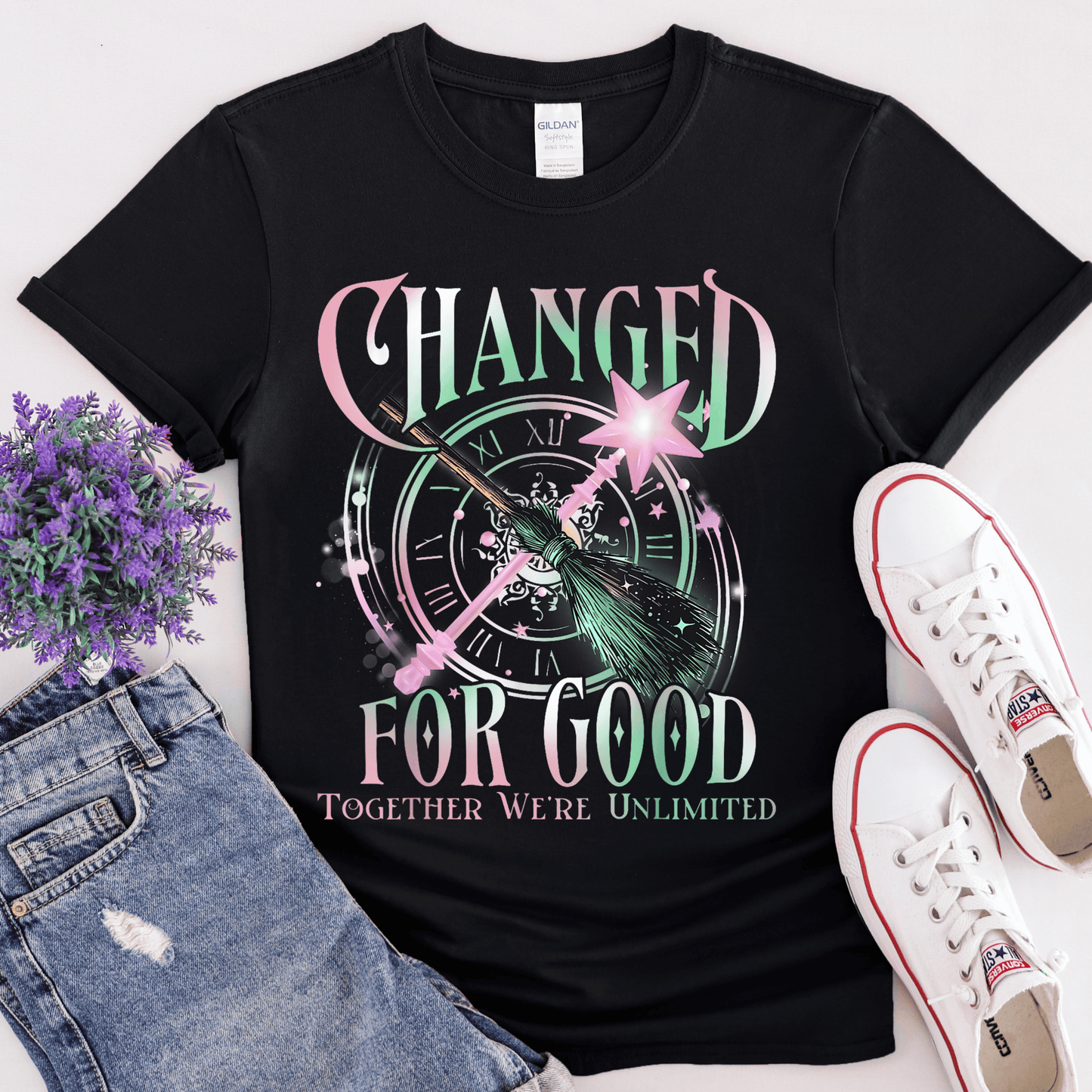 T-Shirt Green Witch And Pink Witch Movie