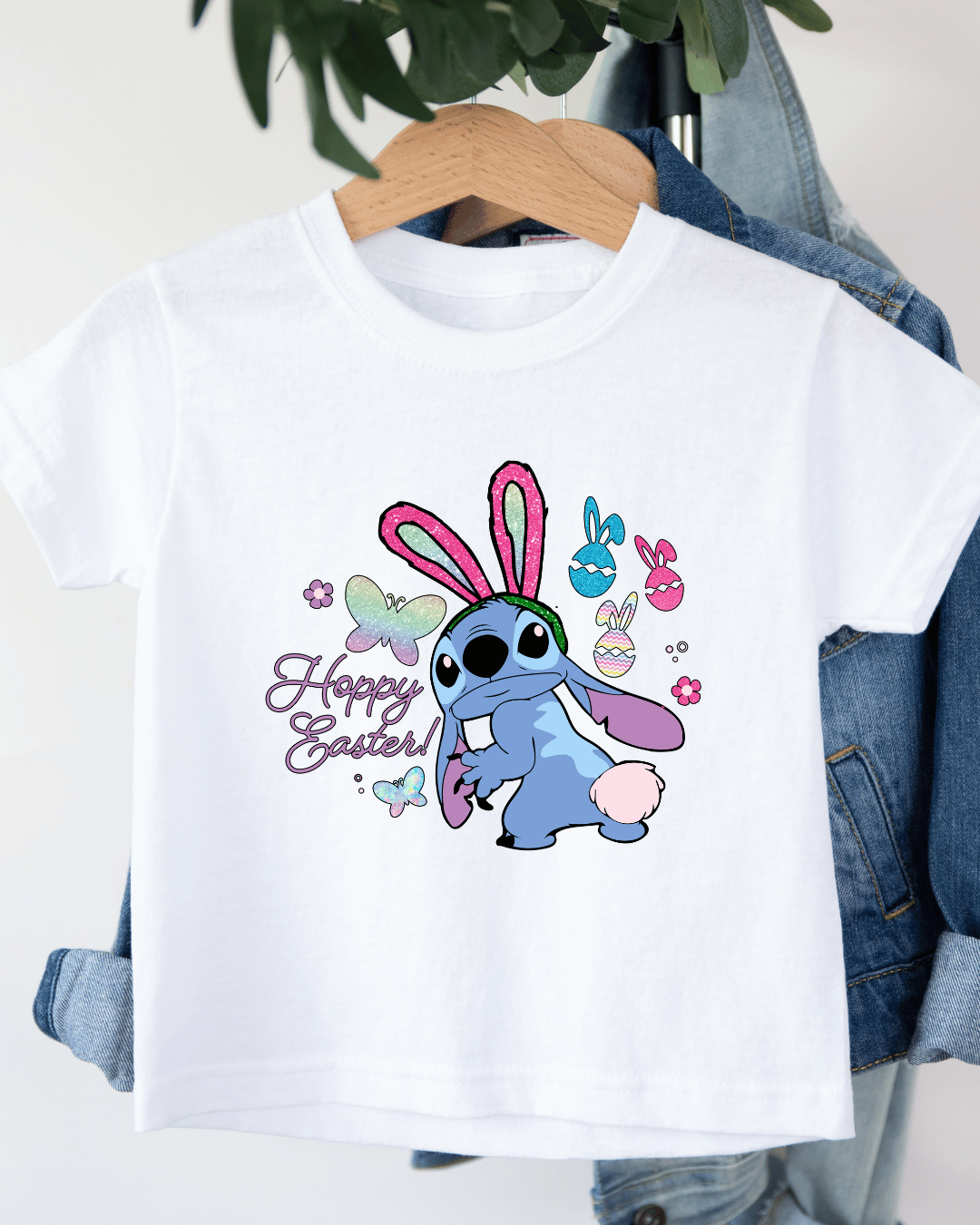 Blue Stitch Easter Kids Adults T-Shirt