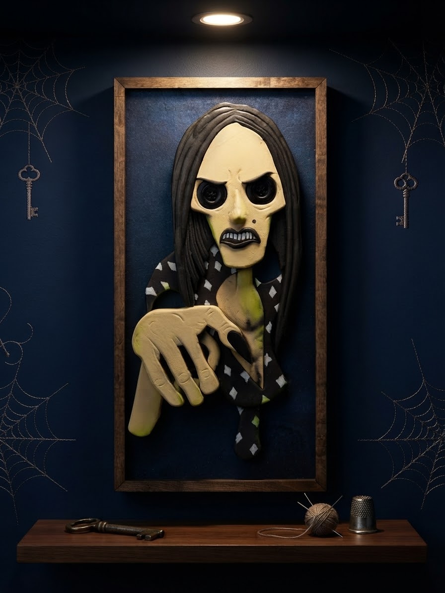 The Other Mother | Handmade Coraline-Inspired Fan Art Wall