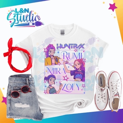 Huntrix KPOP Demon Hunters DTF Anime Inspired