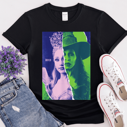 T-Shirt Green Witch And Pink Witch Movie
