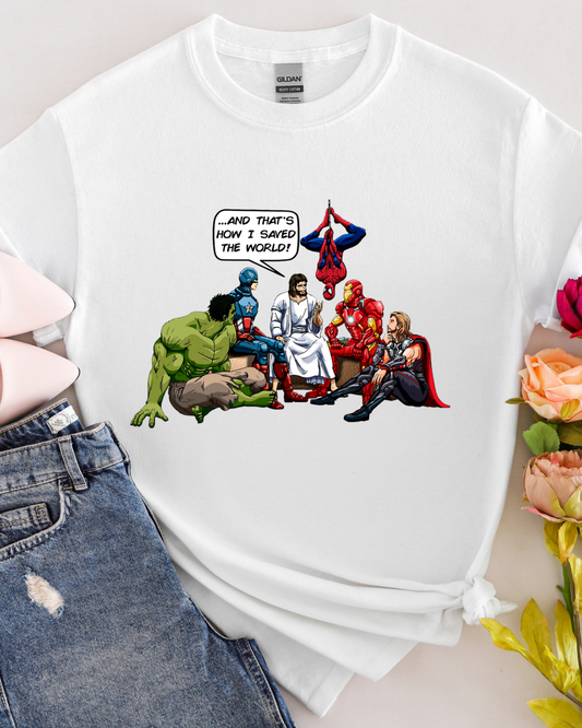 DTF Jesus super Hero