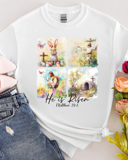 DTF He is Risen Easter Collage