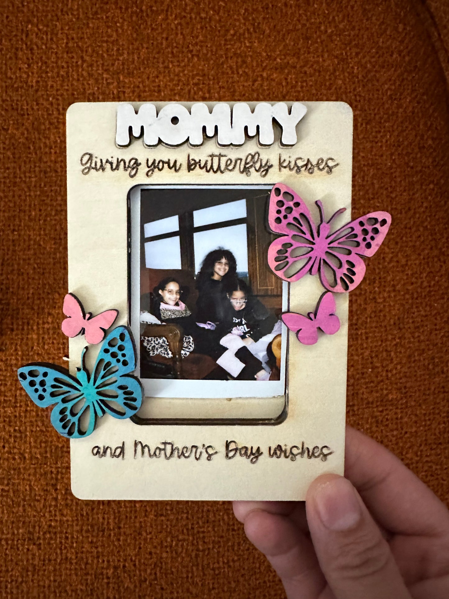 Butterflies photo magnet