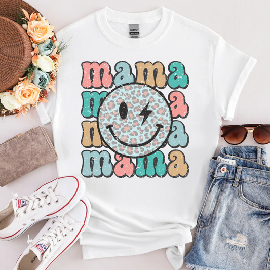 Mamá Retro Smiley DTF