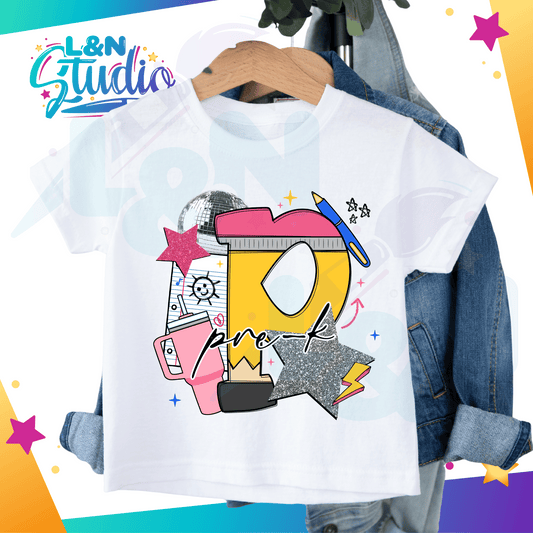 Girls Cool Back To School T-Shirt