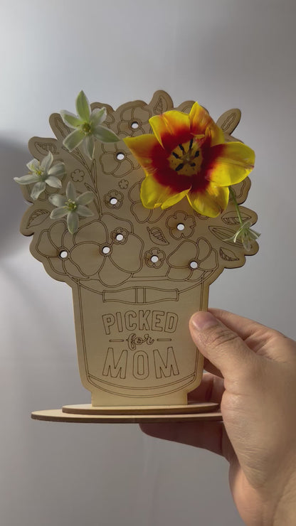 Picked for MOM flower stand