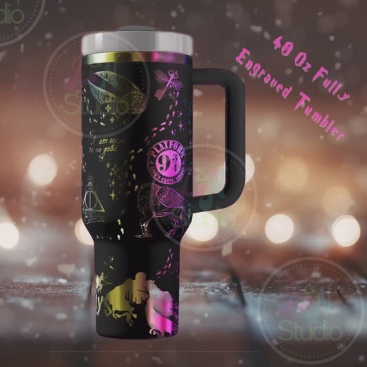 Harry Potter 40 oz Engraved Tumbler