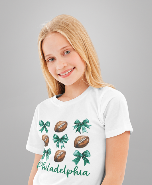 Girls Coquette Football Philadelphia